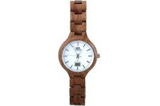 Meister Anker Herren Holz Funk Armbanduhr Datumsanzeige digital Quarz Walnuss