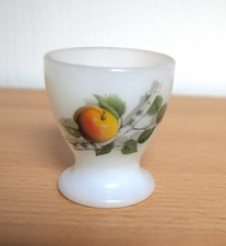 Eierbecher Milchglas Apfel Ast