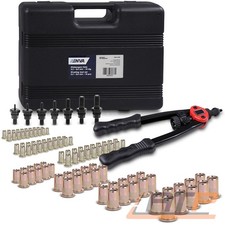 ENVA NIETMUTTERNZANGEN-SATZ M3 bis M12 inkl. 100 NIETENMUTTERN GEWINDENIETEN