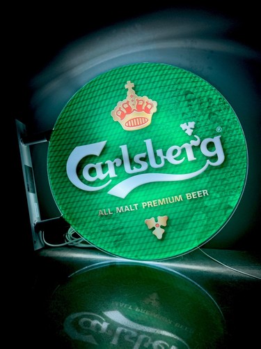 Carlsberg wand bier schild - carlsberg,