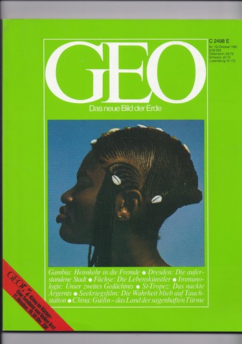 Geo oktober 1981 - geo, /