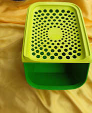 Tupperware Zwiebellager grün/gelb -- Vintage ! TOP siehe Bilder
