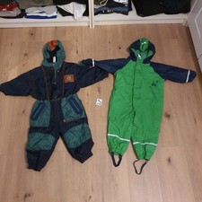 2er Set Schneeanzug / Matschanzug Junge 2 Stück im Set für Jungen  Gr. 86/92 #28