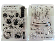 2x Clear Stamps / Silikon