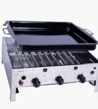 Gasgrill 3 Brenner Edelstahl
