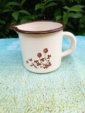 Alter Emaille Topf Henkeltopf  Milchtopf E.3