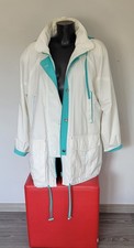 Damen Jacke weiss-türkis Gr