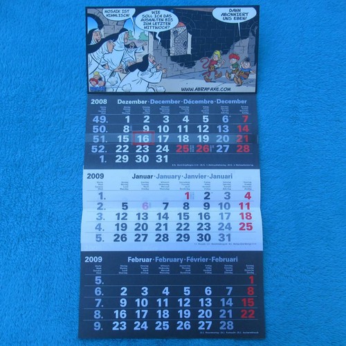 Mosaik abrafaxe kalender 2009 - mosaik,