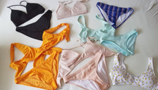 Bikini Badeslip Oberteil 4xSet Gr 36 Asos H&M Tuch