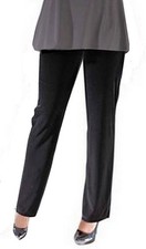 SAMTHOSE schwarz SAMT-STRETCH-HOSE in SCHLUPF-FORM GR.52 oder 54 NEU