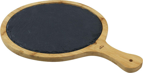 Tablett tafel bambus rund - tafel,