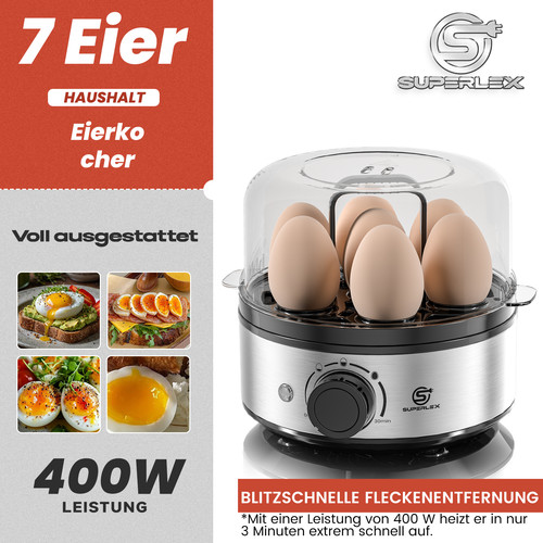 Superlex edelstahl eierkocher - edelstahl,