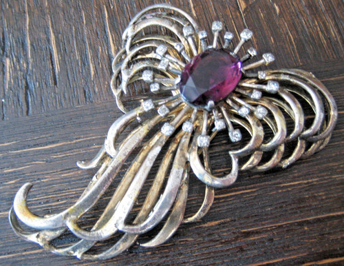 Rosa brosche sterling - de,