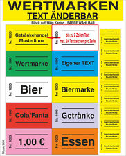 Wertmarken  █►EIGENER