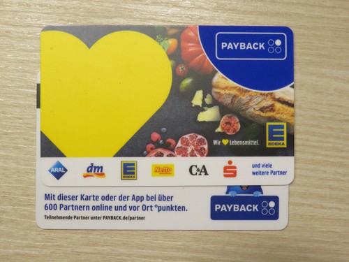 Bonuskarte payback edeka - bonuskarte,