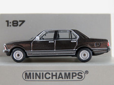 Minichamps 870 020404 BMW 7er (1977-1982) in braunmetallic 1:87/H0 NEU/OVP