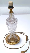 Wunderschöner alter Steinebach Lampenfuß Lampe Beleuchtung Bleikristall 47 cm