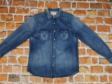 *RALPH LAUREN POLO DENIM & SUPPLY JEANS VINTAGE HEMD*BLAU*CASUAL*GR: L*WIE NEU