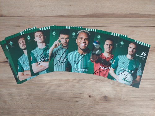 Autogrammkarten werder - autogrammkarten,, sv