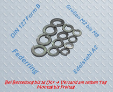Federring DIN 127 B A2