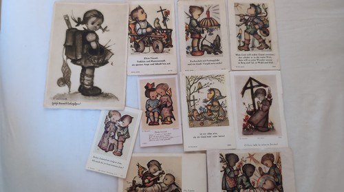 Vintage hummel postkarte - hummel,