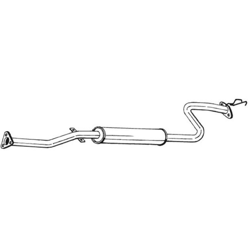 Bosal mittelschalldämpfer - bosal,