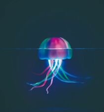 Schwimmende LED Leuchte Qualle Pool Schwimmbad Timer Funktion Teich Farbwechsel