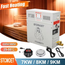 3KW 220V Dampfdusche Dampfbad Dampfgenerator Dusche Sauna Home Spa Zuhause 18KW
