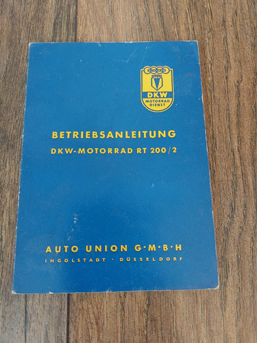 Original betriebsanleitung dkw - betriebsanleitung,