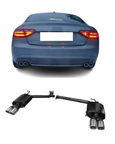 Duplex sportauspuff für audi - duplex,