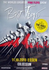 BRIT FLOYD - 2019 - Plakat - In Concert - Pink Floyd - The Wall - Poster - Essen