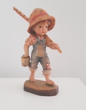 ANRI - Sarah Kay - Figur   "Fisher Boy" - Junge mit Angel