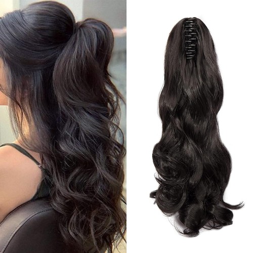 Clip ponytail extensions - clip-in,