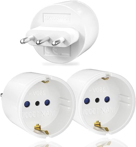 Stück reiseadapter italien - reiseadapter,