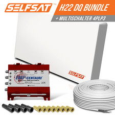 Selfsat H22DQ 4 TV Teilnehmer