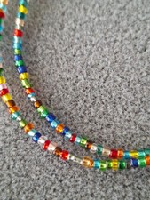 Kette Rocailles Glasperlen 3