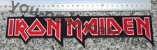IRON MAIDEN Rock Festival Patch Cut Out Aufnäher Official Merchandise 29cmx7cm