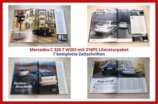 Mercedes C 320 T W203 mit 218PS Literaturpaket - 7 komplette Zeitschriften