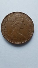 Münze GB 2 New Pence 1971. DG