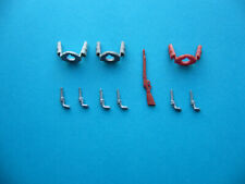 Timpo 10 Einzelteile Cowboys 6 Pistolen + 3 Pistolengürtel + 1 Winchester Gewehr