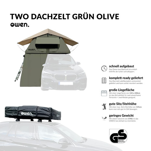 Dachzelt autodachzelt owen - dachzelt,