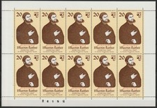 DDR 1982 Kleinbogen "Martin