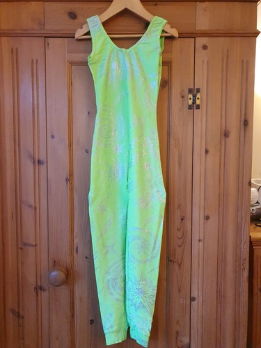 Grüner lycra catsuit - grüner,