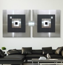 ABSTRAKT METALL BILDER Modern