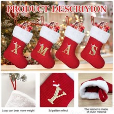 Nikolausstrumpf Groß Weihnachtsstrumpf Nikolausstiefel Weihnachtssocken 30cm