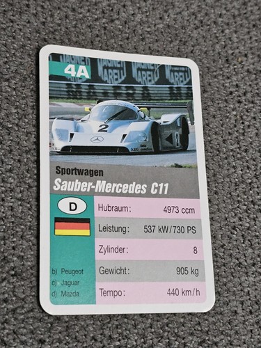 Sauber mercedes c11 heisse - mercedes,
