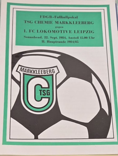 1984 fdgb pokal kickers - 1984/85,