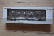 märklin 4mfor h0 Militär 1-87 47015 Bahntransport mit 3 Sanitätsfahrzeugen