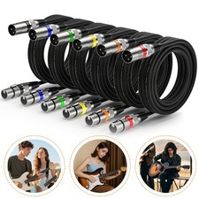 6 Stück XLR Kabel 3m Audio