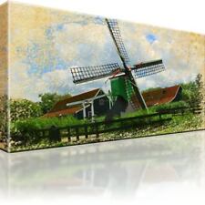 Windmühle Natur Architektur Bild Bilder Leinwand Kunstdruck Wandbild